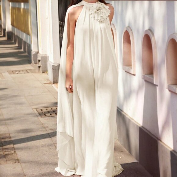 Apricot Party Women's Long flowy MAxi Dress - Picture 1 of 8